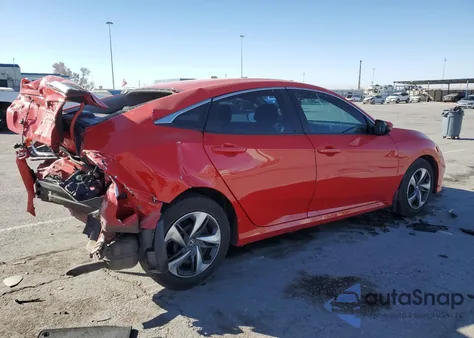 2019 Honda Civic Lx из США, поврежденный, VIN 2HGFC2F67KH597186